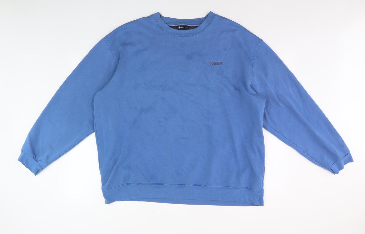 Southbay Men's Blue XL Sweatshirt, Logo Accent