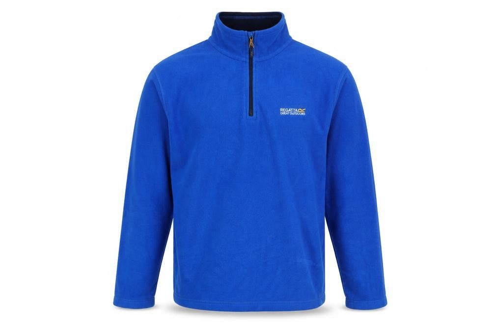 Mens UK Size M Regatta Blue Henley Sweatshirt
