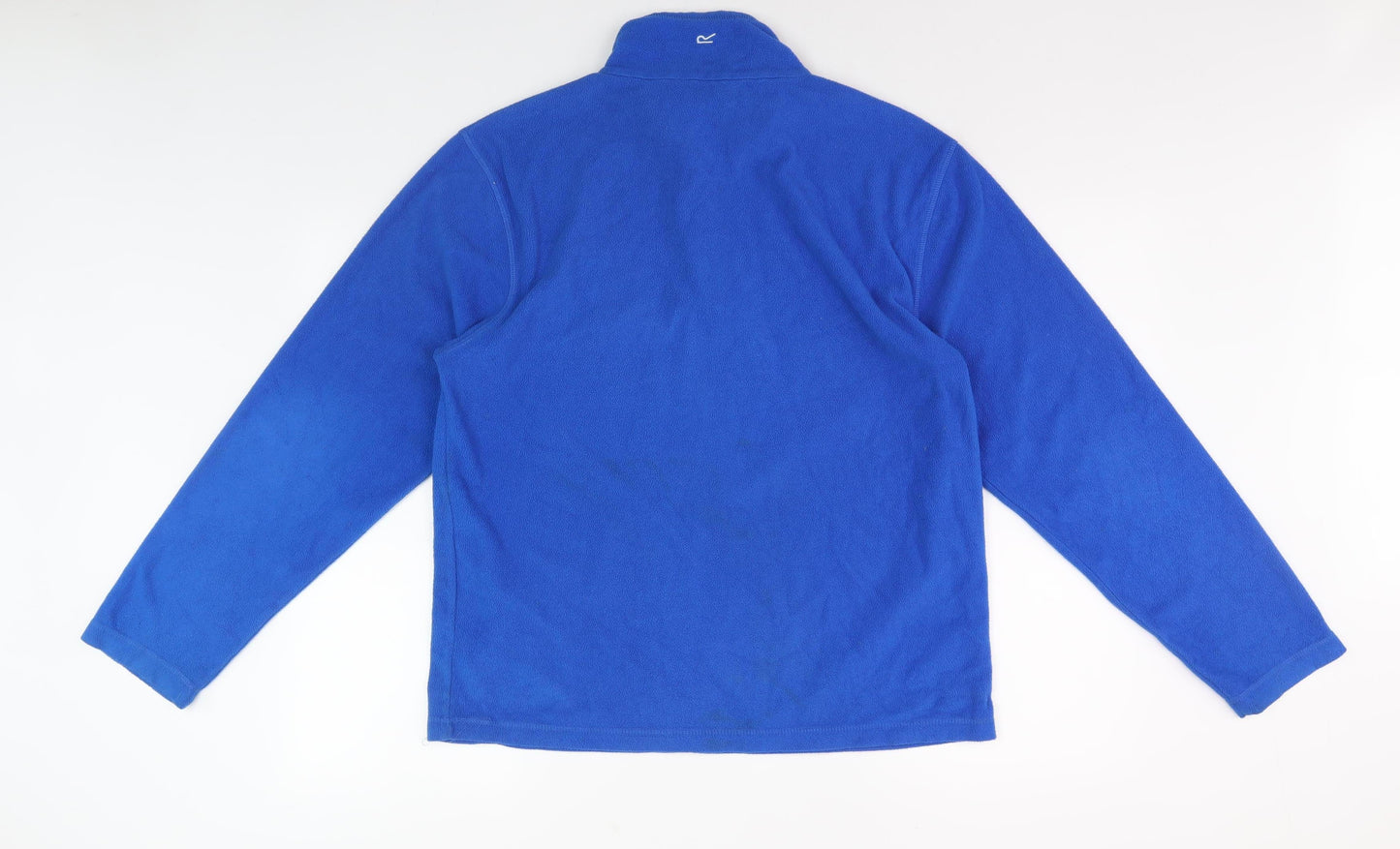Mens UK Size M Regatta Blue Henley Sweatshirt