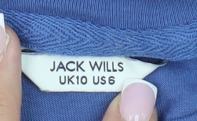 Jack Wills Men's Blue T-Shirt, Size UK10, Solid Colour