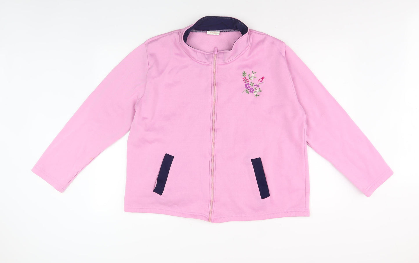 Womens UK Size 22 Anne De Lancay Pink Basic Jacket