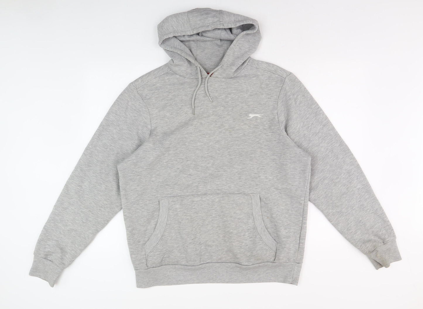 Mens UK Size M Slazenger Grey Pullover Hoodie