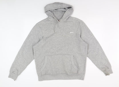 Mens UK Size M Slazenger Grey Pullover Hoodie