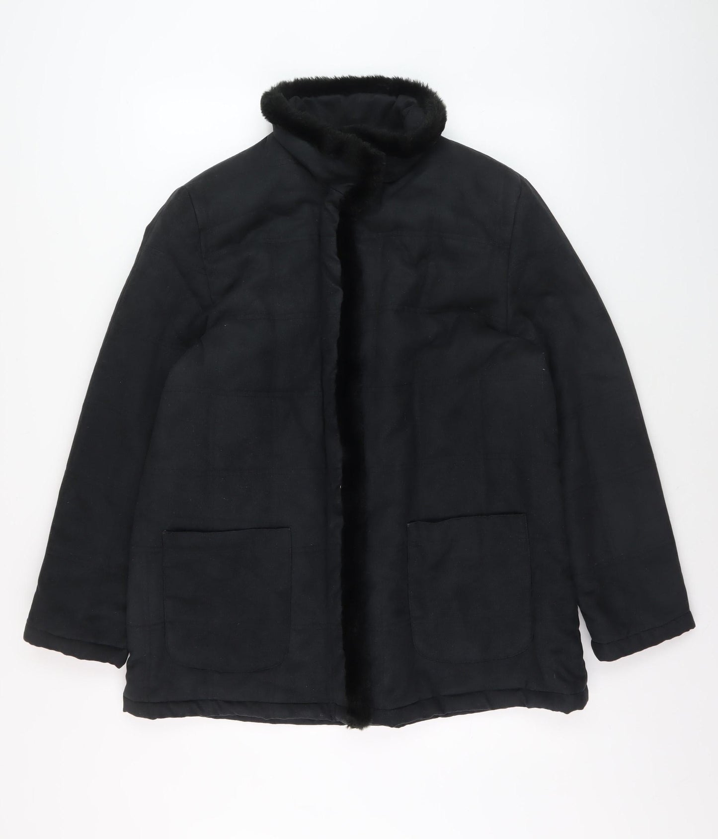 Womens UK Size M Bonmarché Black Basic Jacket