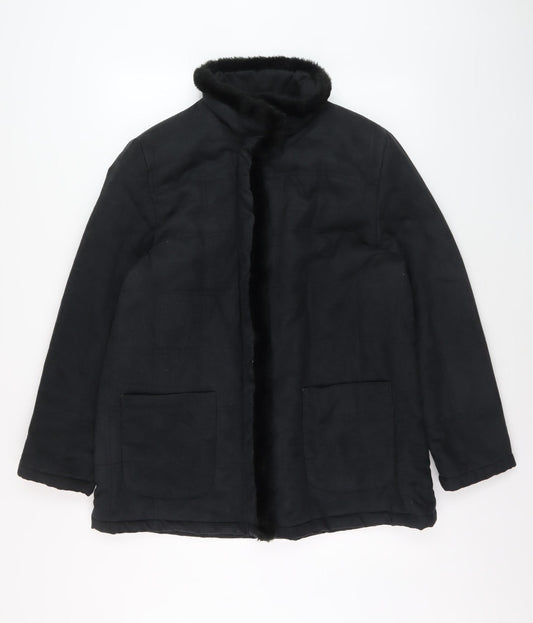 Womens UK Size M Bonmarché Black Basic Jacket