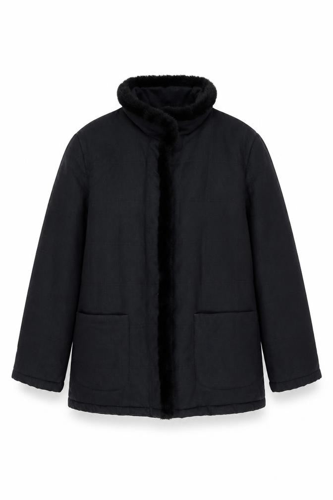 Womens UK Size M Bonmarché Black Basic Jacket