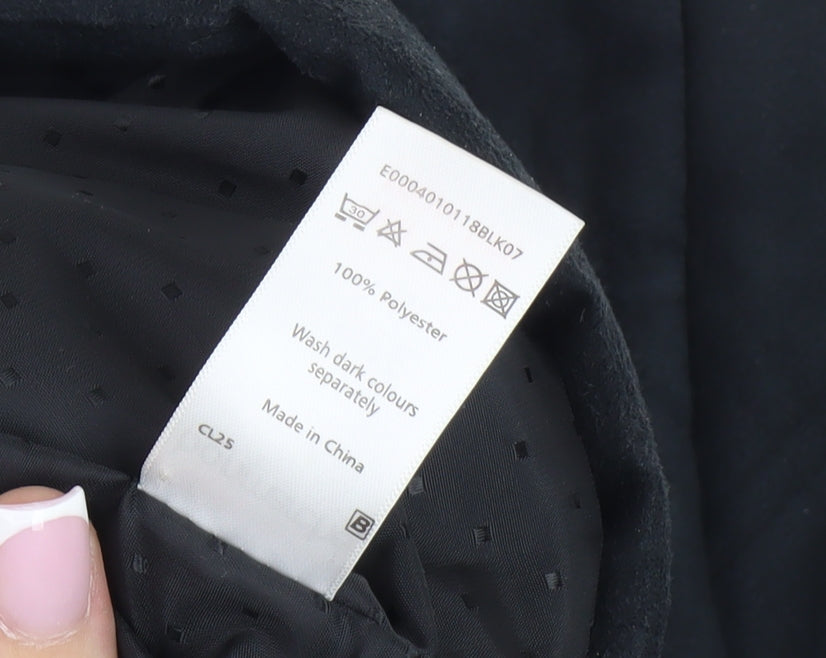 Womens UK Size M Bonmarché Black Basic Jacket