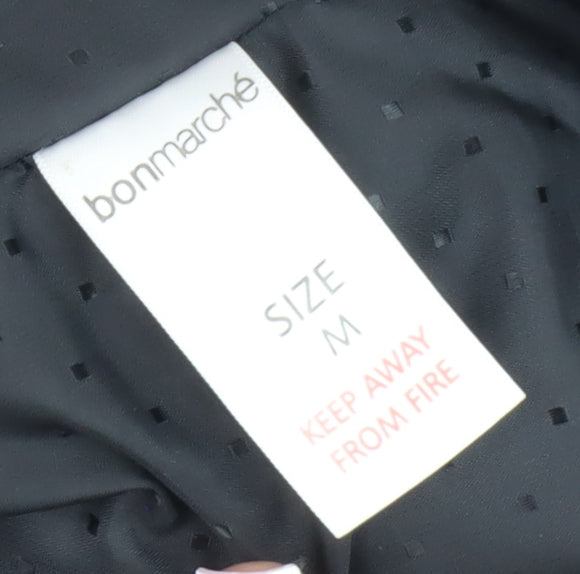 Womens UK Size M Bonmarché Black Basic Jacket
