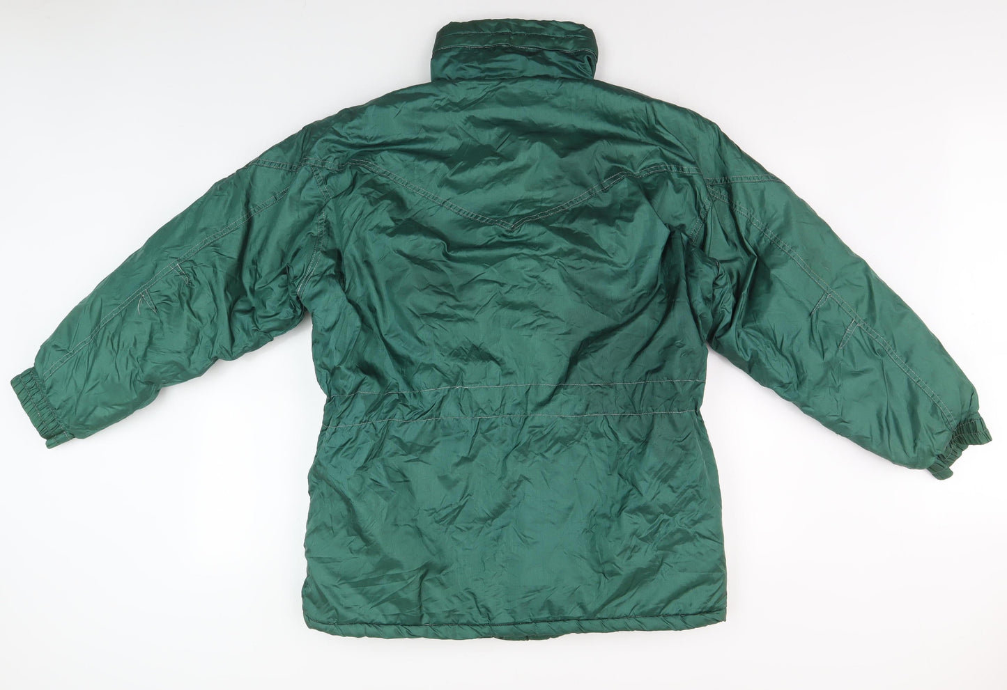Mens UK Size S SKI STREET Green Puffer Jacket