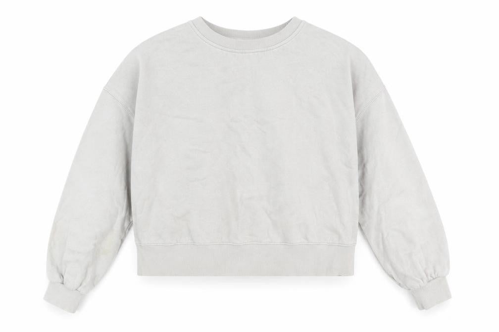 Unisex Adults UK Size M Hush Grey Pullover Sweatshirt