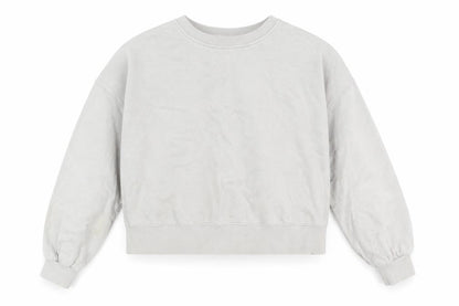 Unisex Adults UK Size M Hush Grey Pullover Sweatshirt
