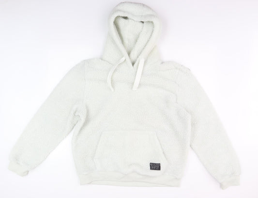 Mens UK Size XL Brave Soul White Pullover Hoodie