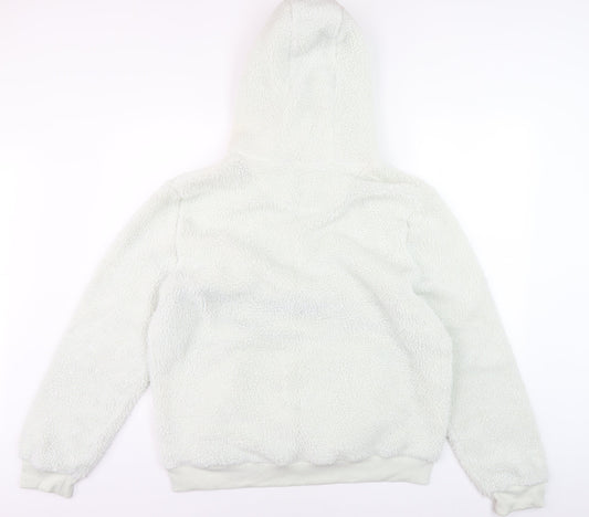 Mens UK Size XL Brave Soul White Pullover Hoodie