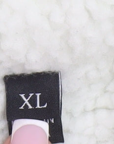 Mens UK Size XL Brave Soul White Pullover Hoodie