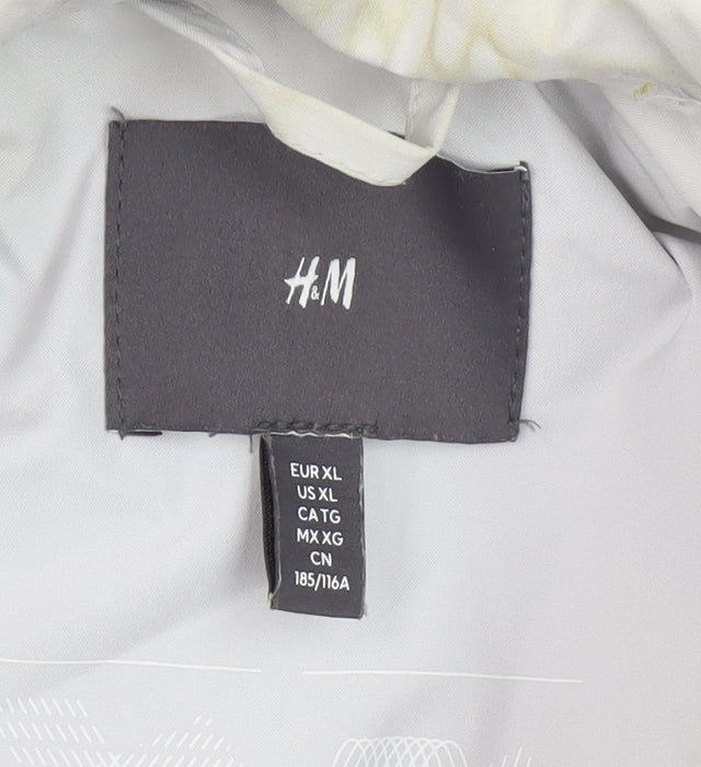 Womens UK Size XL H&M White Basic Jacket