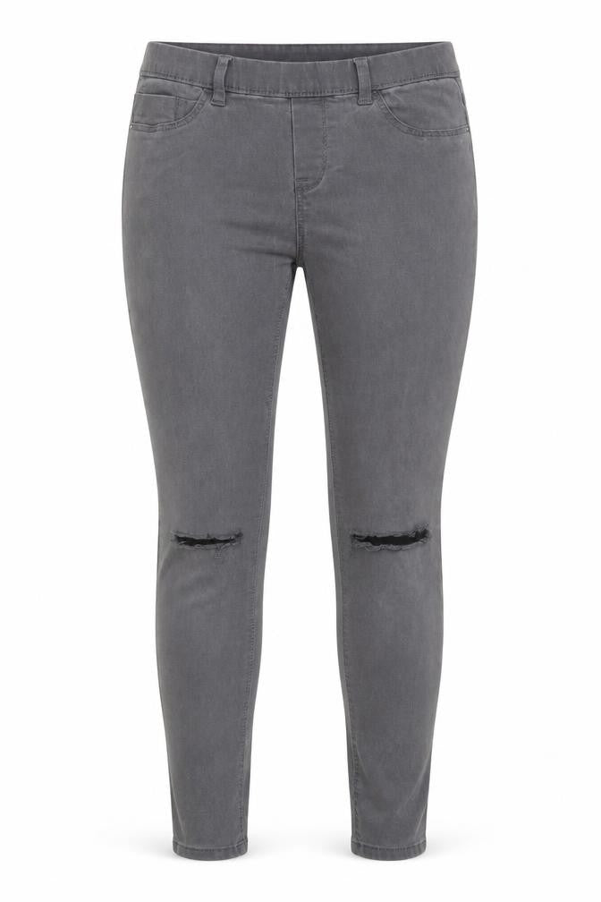 Womens UK Size 10 New Look Slim Fit Jegging Grey Trousers