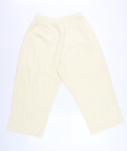 Roman Originals Women's Ivory Embroidered Trousers