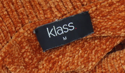 Womens UK Size M Klass Orange Pullover Jumper