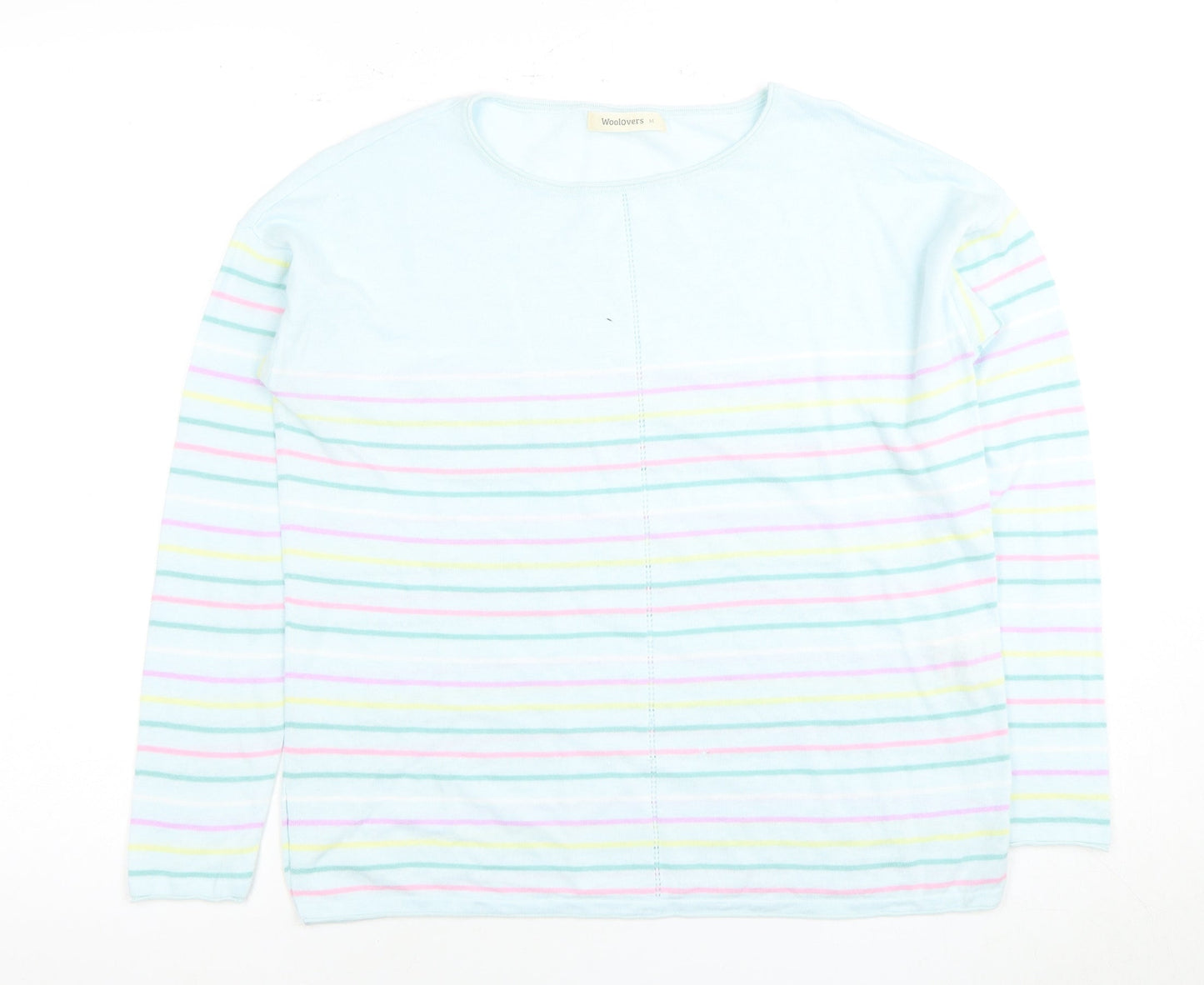 Womens UK Size M Woolovers Multicoloured Basic T-Shirt
