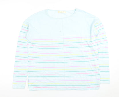 Womens UK Size M Woolovers Multicoloured Basic T-Shirt
