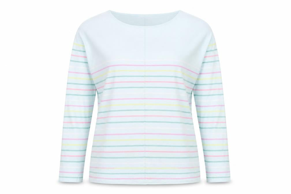Womens UK Size M Woolovers Multicoloured Basic T-Shirt