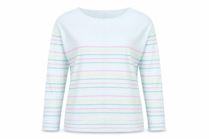 Womens UK Size M Woolovers Multicoloured Basic T-Shirt