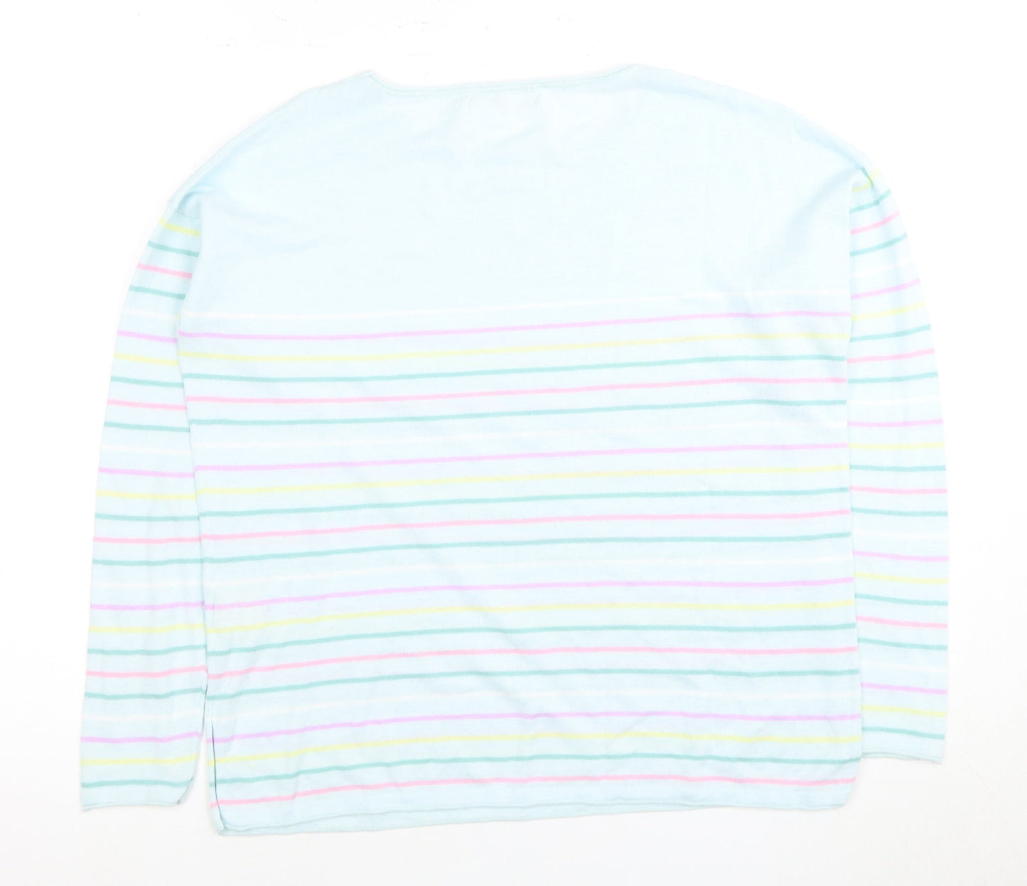 Womens UK Size M Woolovers Multicoloured Basic T-Shirt
