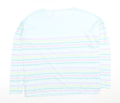 Womens UK Size M Woolovers Multicoloured Basic T-Shirt