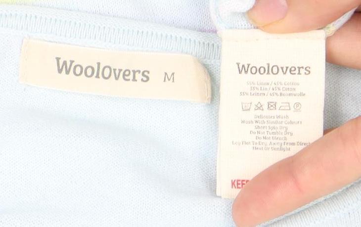 Womens UK Size M Woolovers Multicoloured Basic T-Shirt