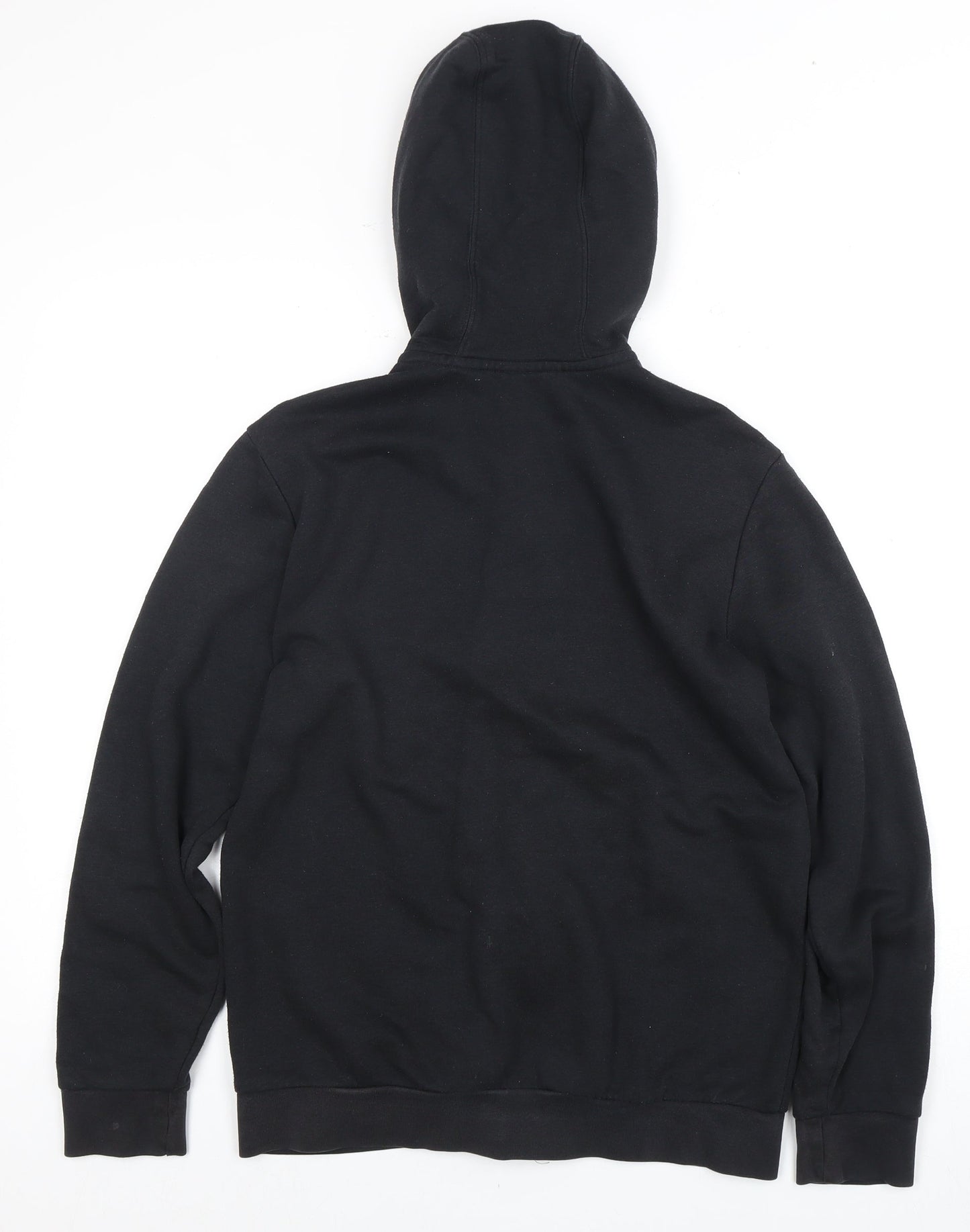 Adidas Boys Black Full Zip Hoodie 13-14 Years with Logo