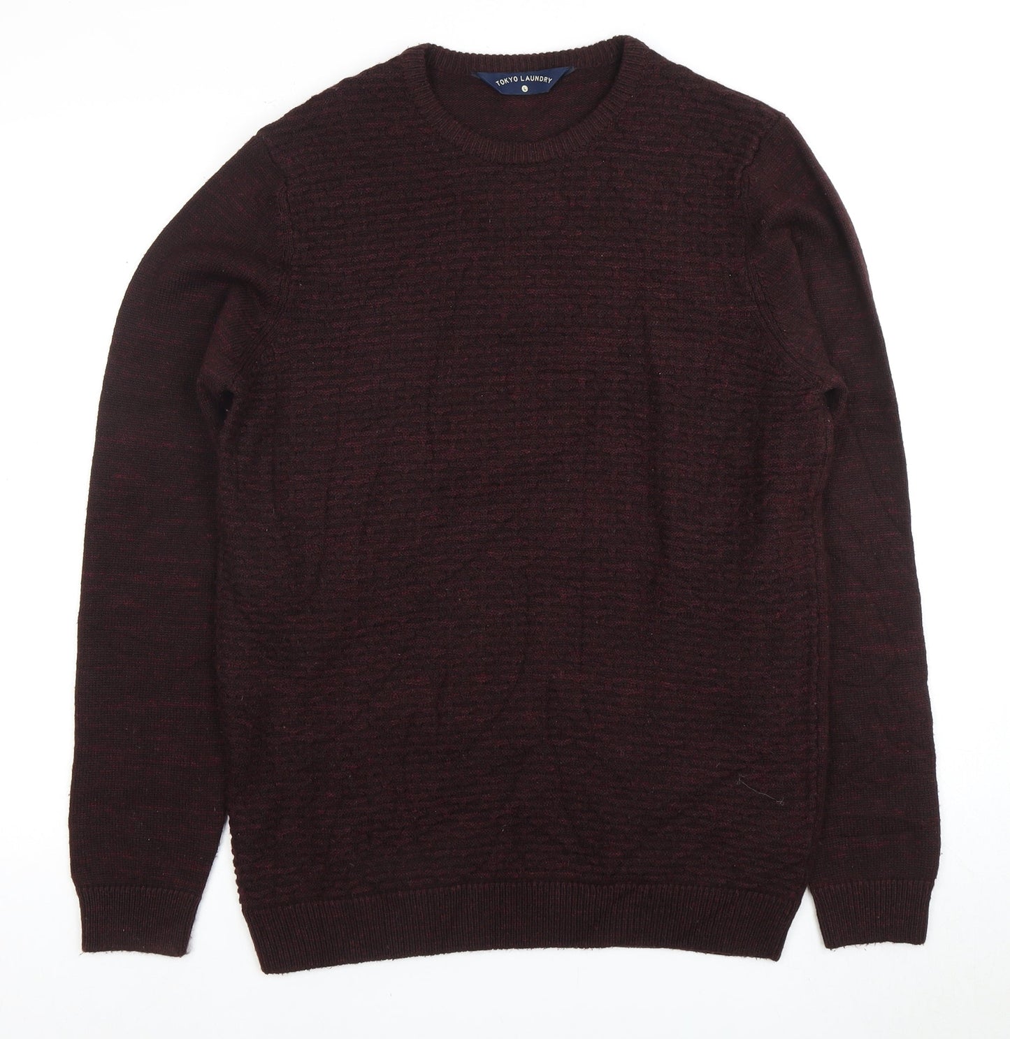 Tokyo Laundry Men's Red L Pullover Knit Jumper