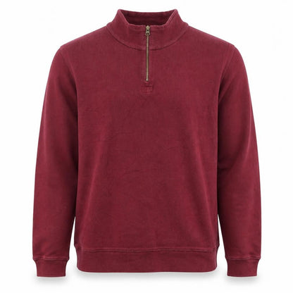 Austin Reed Men's Red XL Pullover 1/4 Zip Sweatshirt