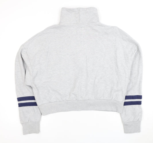 Superdry Women's Grey Full Zip Sweatshirt, Size 16