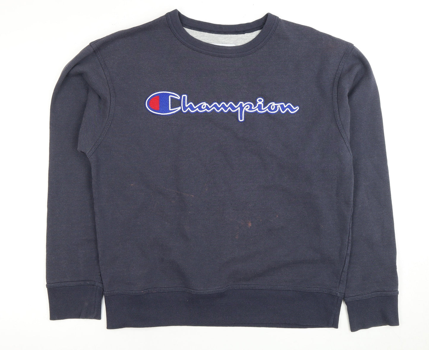 Mens UK Size M Champion Blue Pullover Sweatshirt