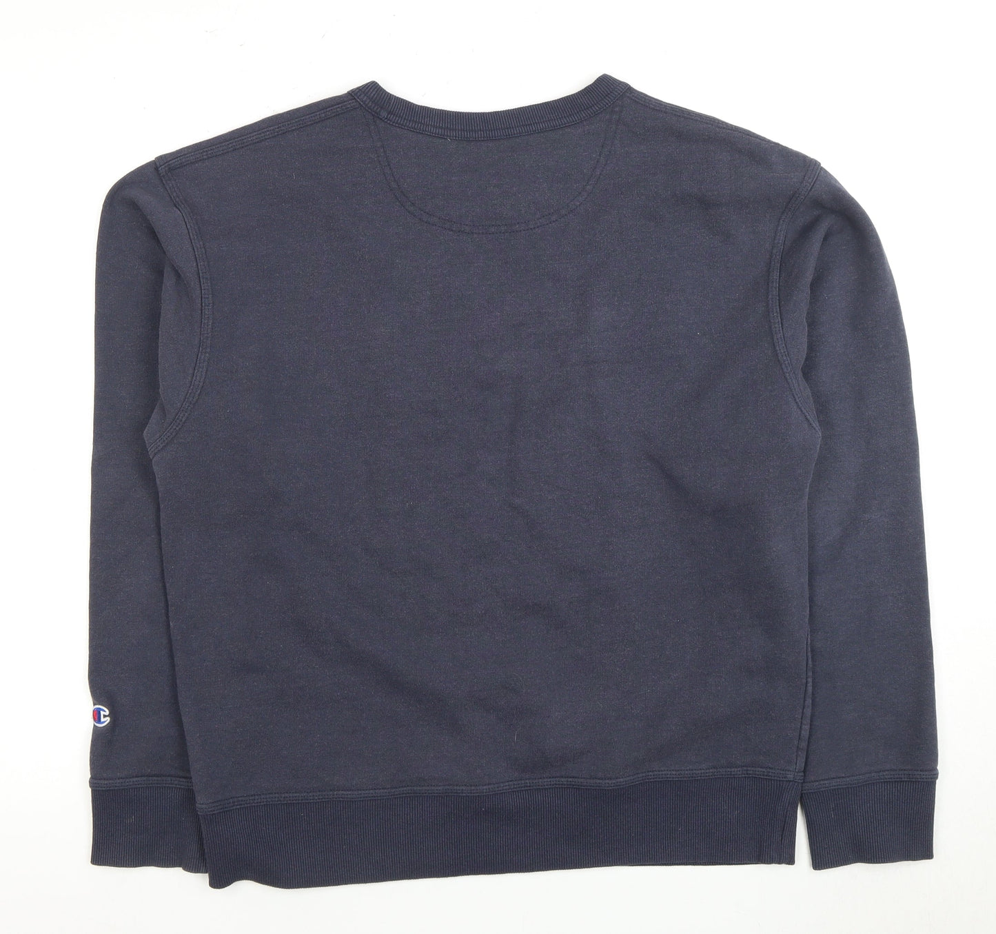 Mens UK Size M Champion Blue Pullover Sweatshirt