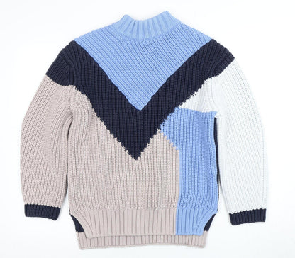 Womens UK Size 6 H&M Blue Pullover Jumper