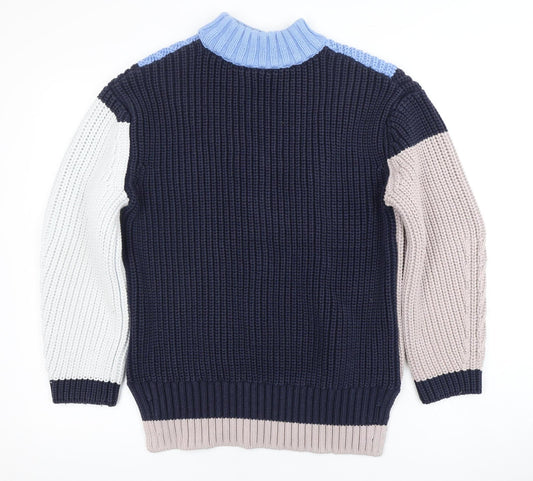 Womens UK Size 6 H&M Blue Pullover Jumper