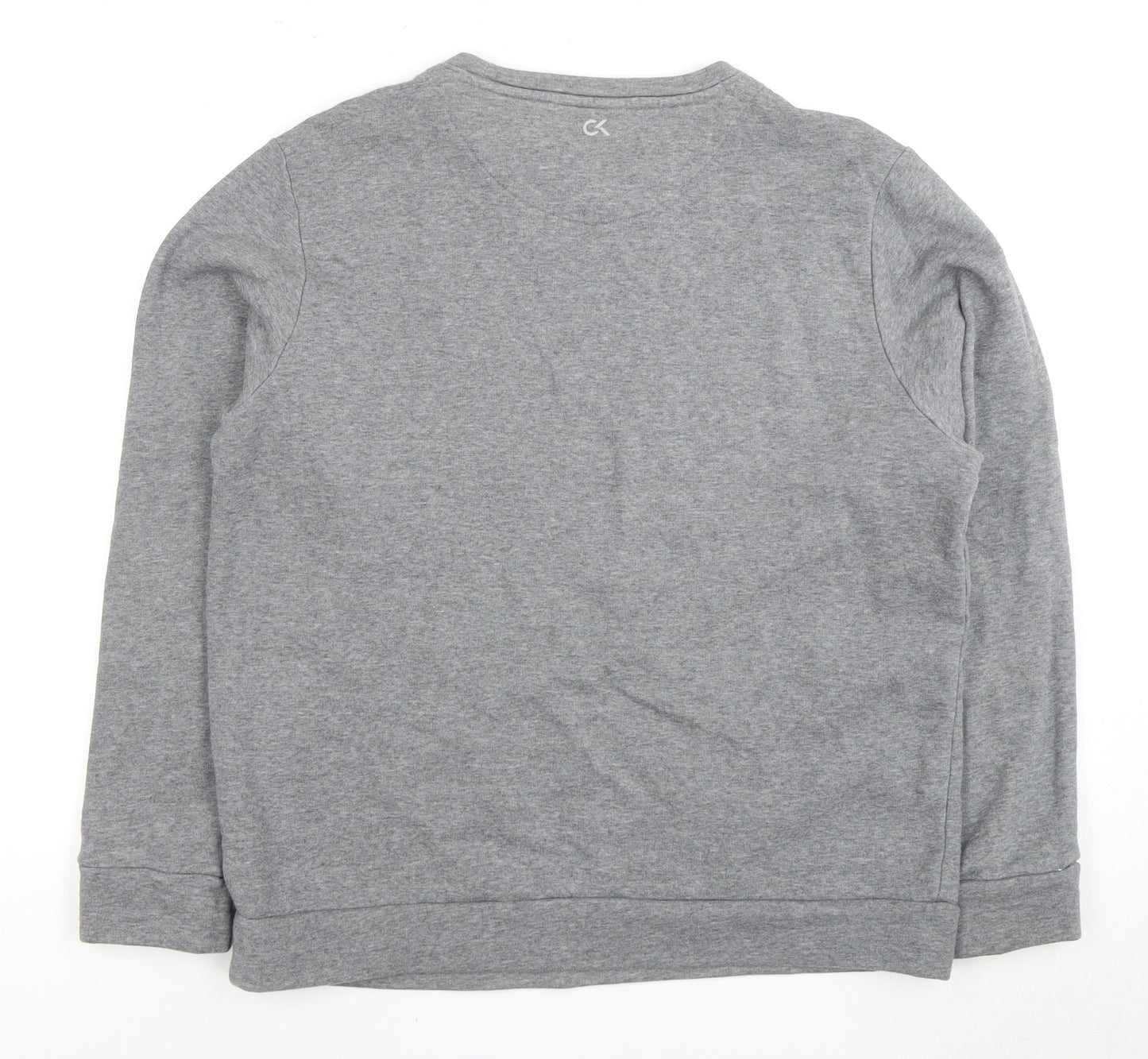 Mens UK Size L Calvin Klein Grey Pullover Sweatshirt