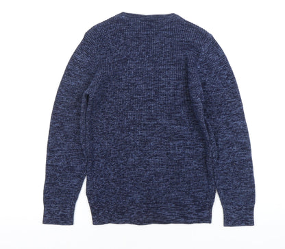 Next Boys Blue Crew Neck Jumper - UK Size 8