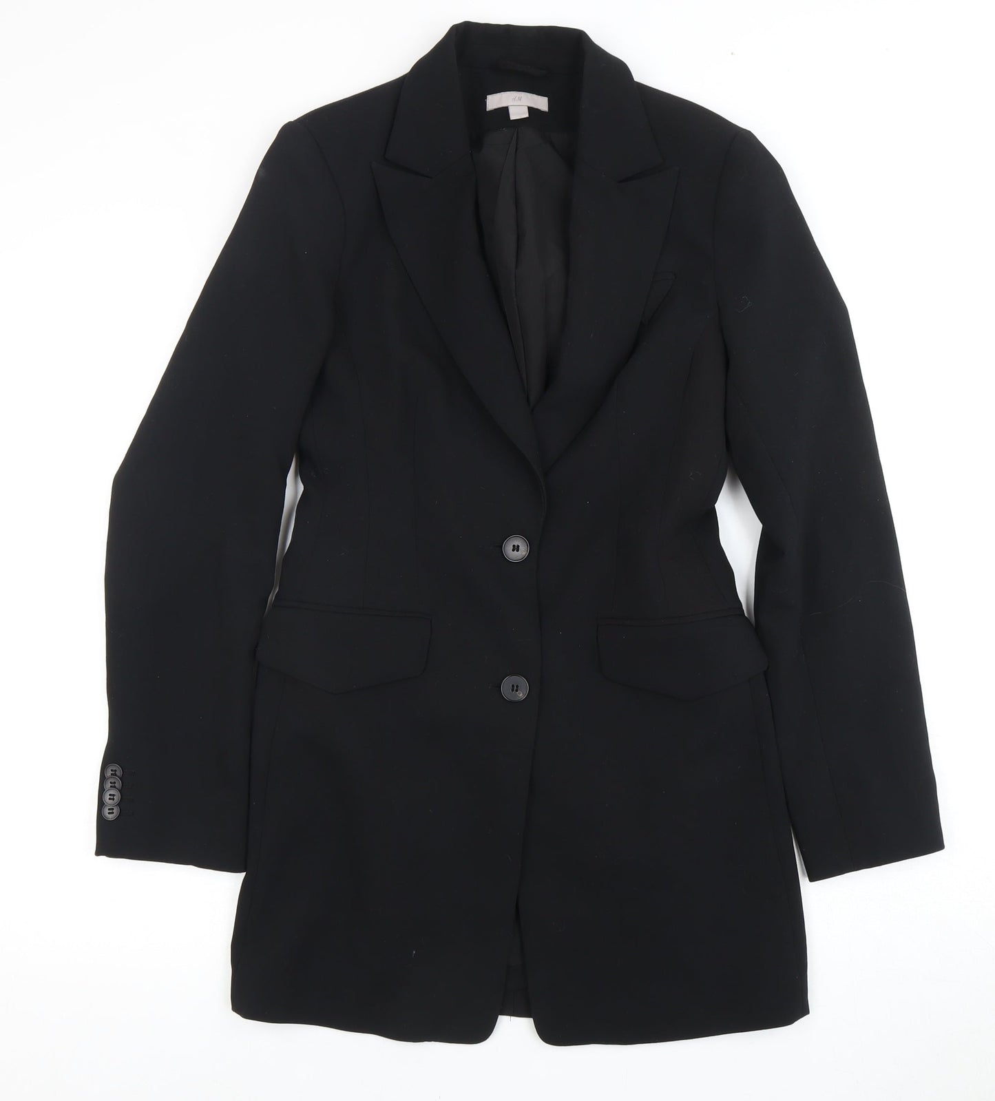 H&M Women’s Black Slim Fit Suit Jacket Size 10