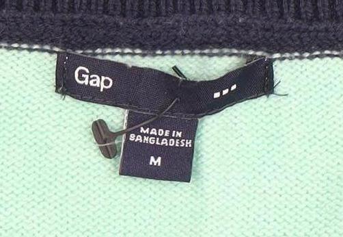 Gap Men's Multicoloured M Striped V-Neck Pullover