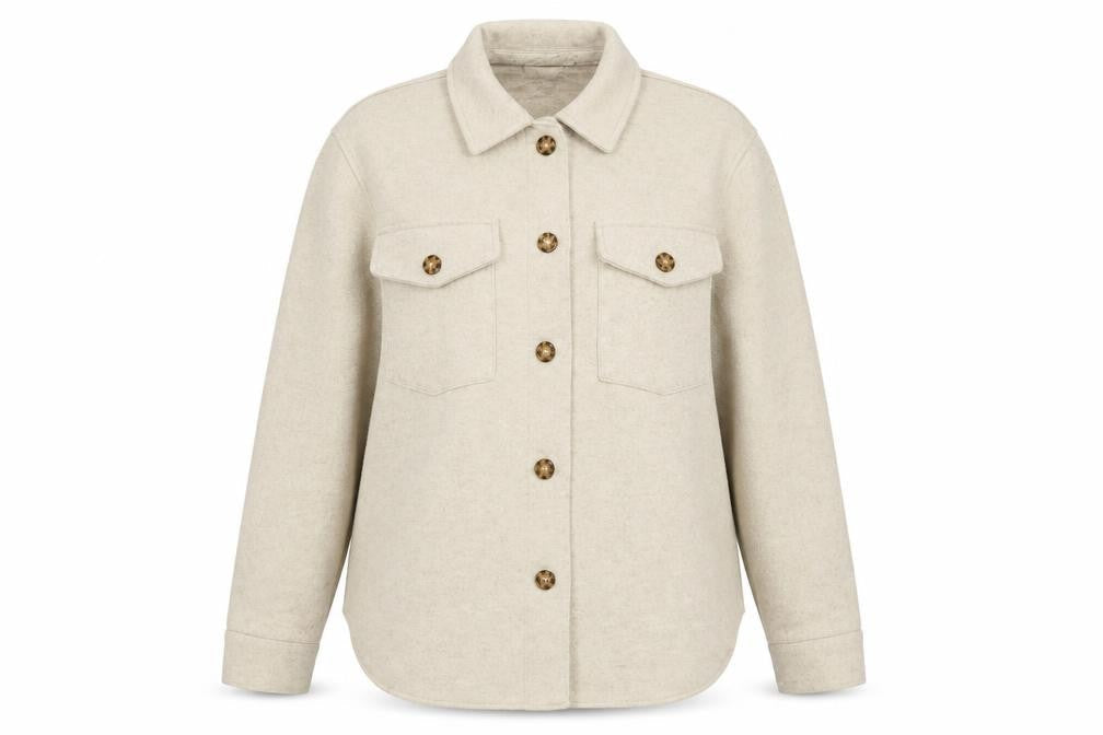 Womens UK Size 12 New Look Beige Basic Jacket