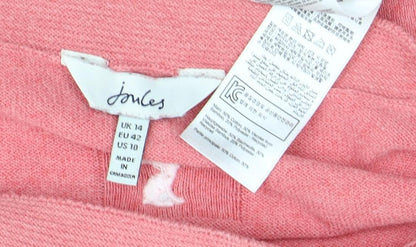 James Women's Pink 3/4 Sleeve Cardigan Size 14