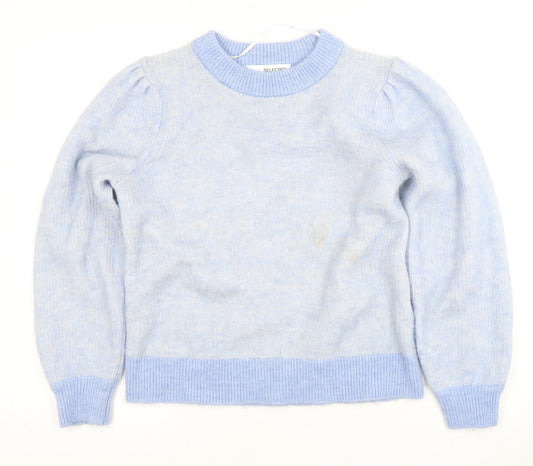 Womens UK Size L Selected Femme Blue Pullover Jumper