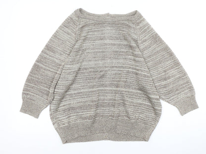 Womens UK Size 12 Marks and Spencer Beige Cardigan Jumper
