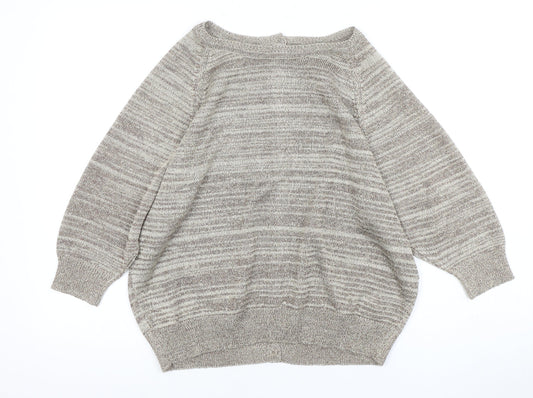 Womens UK Size 12 Marks and Spencer Beige Cardigan Jumper