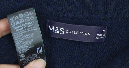 Womens UK Size M Marks and Spencer Blue Pullover Jumper