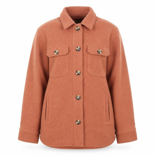 Womens UK Size 10 Fat Face Brown Basic Jacket