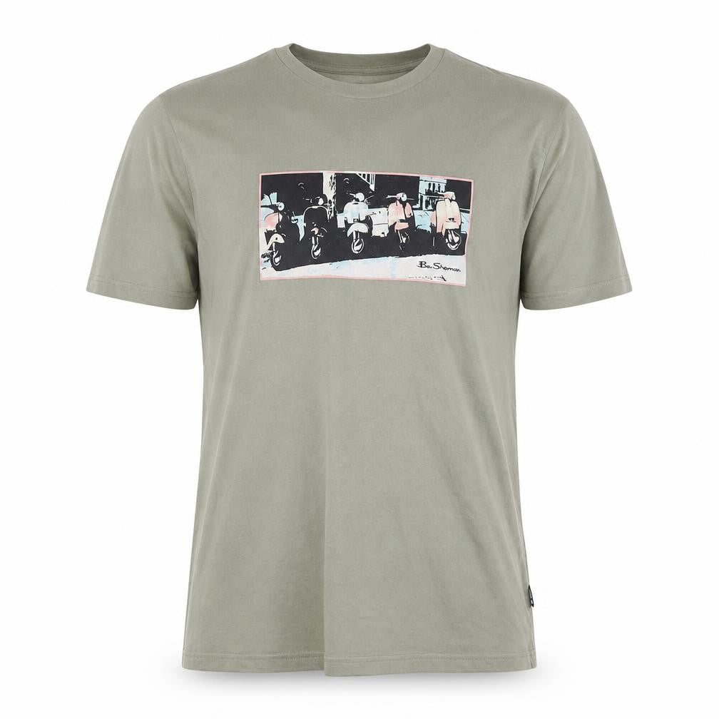 Mens UK Size L Ben Sherman Green  T-Shirt