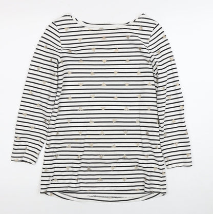 Womens UK Size 8 Joules Multicoloured Tunic T-Shirt
